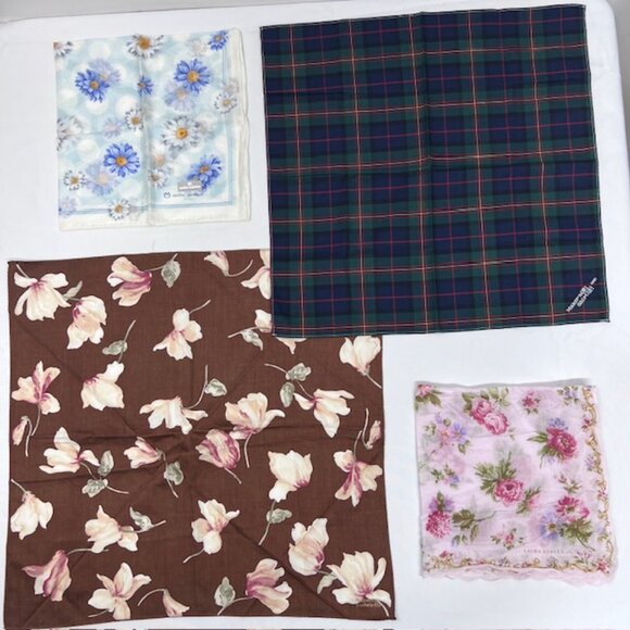 BULK SALE FOR RESALE:  14 Handkerchiefs +2 Scarf: BURBERRY-Celine-Fendi More!(#1 - Picture 10 of 16